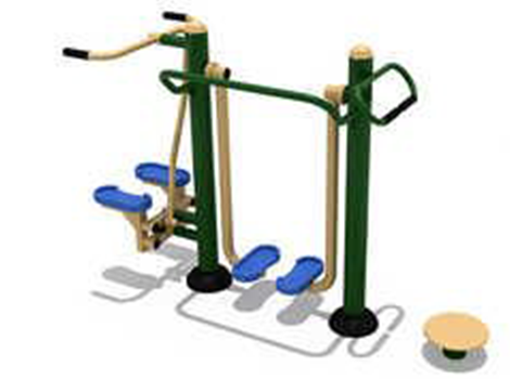 Açık Hava Çoklu Spor Aleti Havada Yürüyüş, Step ve Ayakta Bel Esnetme - 81406